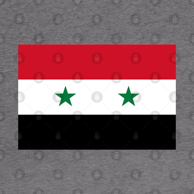 Flag of Syria by COUNTRY FLAGS